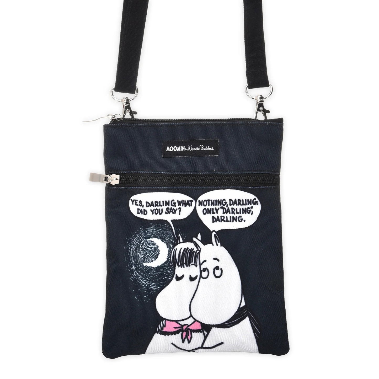 Moomin Love Neck Bag - Black