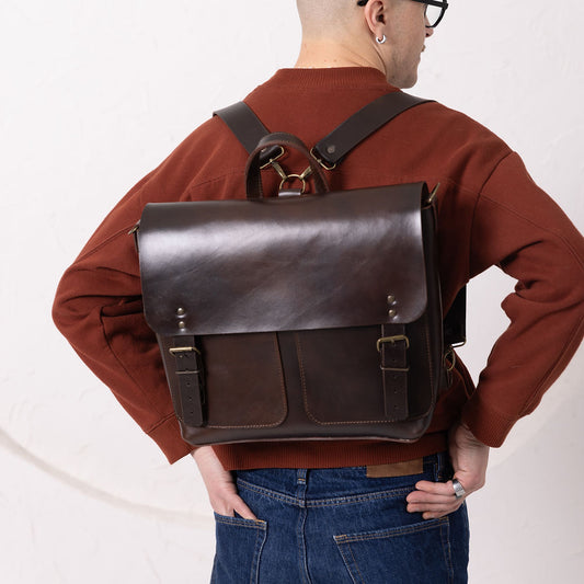 BENJAMIN Backpack - Dark Chocolate