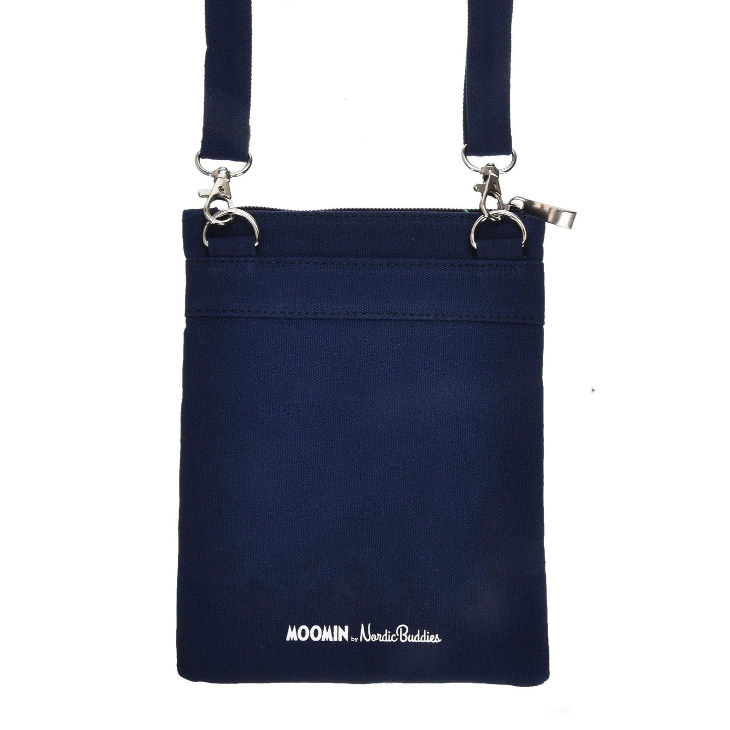 Moomins At The Sea Neck/Passport Bag - Navy Blue