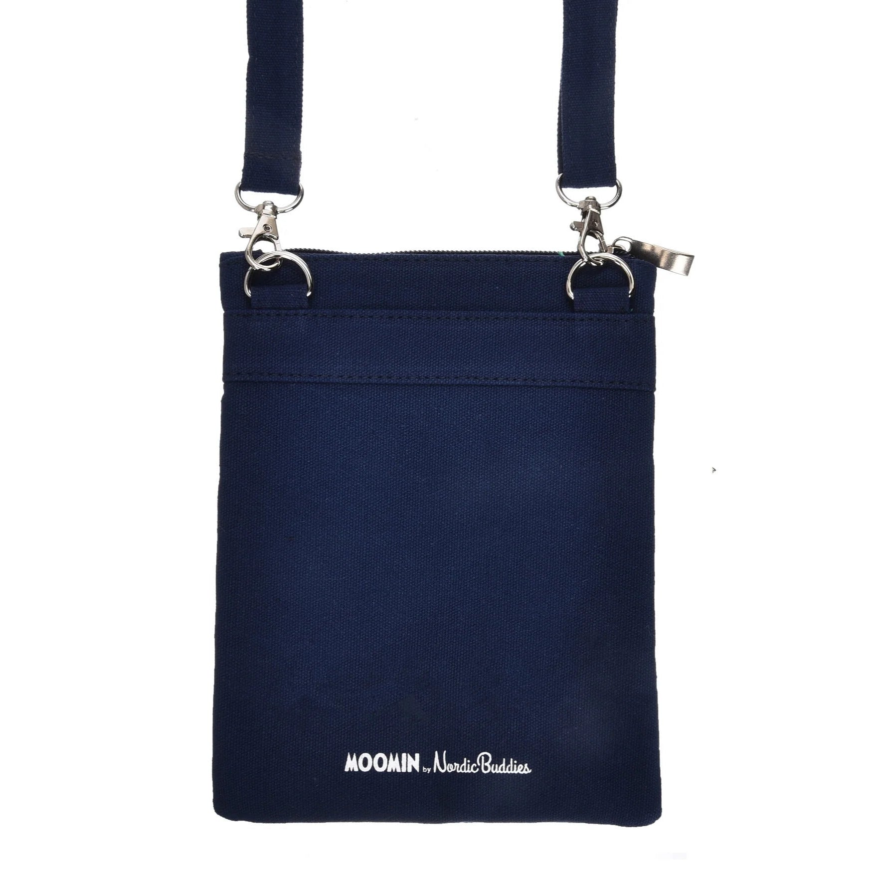 Moomins At The Sea Neck/Passport Bag - Navy Blue