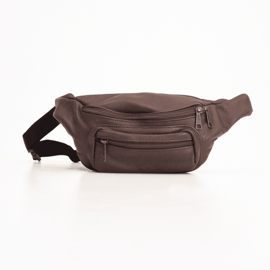 Leather Bum Bag No. 22 - Brown